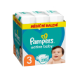 Pampers active baby nappies 3x208