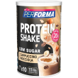 Performa protein shake low sugar preparato in polvere per bevanda proteica gusto cappuccino nocciola 340 grammi