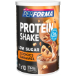 Performa protein shake low sugar preparato in polvere per bevanda proteica gusto cookies caramello 340 grammi
