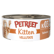 Petreet vellutate salmone cibo umido gattino barattolo 60g petreet