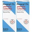 Pevaryl 1% polvere cutanea set da 2 2x30 g