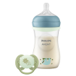 Philips avent baby gift set 3,0 night 1 biberon natural response 260 ml + 1 succhietto ultra air
