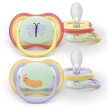 Philips avent succhietti air notte 0-6m farfalla e bruco 2 pezzi