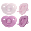 Philips avent succhietti soothie heart 0-6m rosa e fuxia 2 pezzi