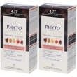 Phyto color kit 4,77 castano marrone intenso 2x1 pz set