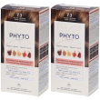 Phyto color kit 7,3 biondo dorato set da 2 2x1 pz