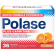 Polase plus carnitina integratore di sali minerali per contrastare stanchezza e affaticamento gusto arancia e mandarino 36 bustine