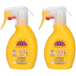 Prep trigger latte solare spray spf 50+ 2x200 ml crema