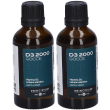 Principium® d3 2000 vegetale 2x50 ml gocce orali