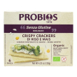Probios crispy crackers di riso e mais senza glutine 6 snack 120 grammi