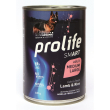 Prolife smart agnello fresco con riso cibo umido per cani adulti taglia media/grande lattina 400g prolife
