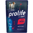 Prolife smart manzo fresco con riso cibo umido per cani adulti taglia piccola bustina 100g prolife