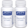 Pure encapsulations vitamina b12 e folato 30 pastiglie set da 2 g past