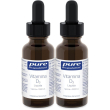 Pure encapsulations vitamina d3 liquida 22,5 ml 2x22,5 ml soluzione or