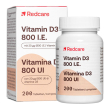 Redcare vitamina d3 800 u.i. - risparmia il 30% con codice: redbw25