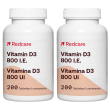Redcare vitamina d3 800 u.i. set da 2 - risparmia il 30% con codice