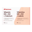 Redcare vitamina d3, k2 e calcio - risparmia il 30% con codice: red