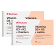 Redcare vitamina d3, k2 e calcio set da 2 - risparmia il 30% con co