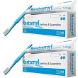 Restomyl dentiricio & spazzolino extrasoft set da 2 2x50 ml dentifrici