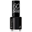 Rimmel smalto 60 seconds super shine 900 rita's black 8 ml