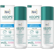 Roc keops® deodorante roll-on 0% sali di alluminio set da 2 2x30 ml