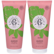 Roger&gallet rose - gel doccia di benessere 2x200 ml