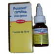 Rossovet carnitina os gocce 15ml