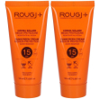 Rougj+ crema solare media protezione spf15 set da 2 2x100 ml sol