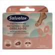 Salvelox proteggi calli ovali in spugna 9 pezzi