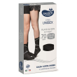 Sauber linea unisex 13-17mmhg calza corta unisex filato q-skin 70 denari colore blu taglia l