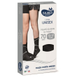 Sauber linea unisex 13-17mmhg calza corta unisex filato q-skin 70 denari colore nero taglia m