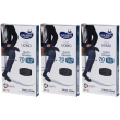 Sauber pharma calza uomo dryarn colore nero 70 denari taglia l/xl 3x1