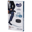 Sauber pharma calza uomo dryarn colore nero 70 denari taglia s/m 1 pz