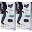 Sauber pharma calza uomo dryarn colore nero 70 denari taglia s/m 2x1 s