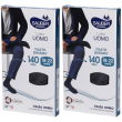 Sauber pharma uomo calza dryarn 140 denari colore nero taglia s/m 2x1