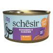Schesir gatto pat&atilde;? grain free sgombro e sardine 70gr (lattina)