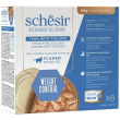 Schesir gatto veterinary solutions weight control filetti tonnetto/merluzzo 8x80gr (lattina) - multipack