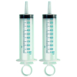 Schizzettone plastica 100ml 2x1 pz siringhe
