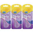 Scholl party feet retro tallone fascia in gel trasparente 3x2 st