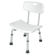 Sedia c/schienale doccia
