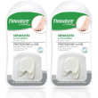 Separadita anatomico per piede realizzato in gel di silicone bianco se