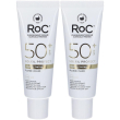 Soleil protect fluido viso uniformante anti macchie spf50+ 2x50 ml