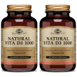 Solgar natural vita d3 1000 set da 2 2x53,6 g perle