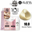 Sos color & go set colorazione permanente capelli in 10 minuti 10.0 biondo platino