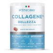 Stardea collagene + bellezza polvere - integratore alimentare a base di collagene marino e acido ialuronico per la bellezza della pelle - polvere 275 gr.