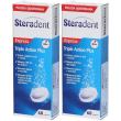 Steradent triple action plus 60 compresse 2x60 pz compresse effervesce