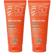 Svr sun secure lait spf50+ nuova formula set da 2 2x100 ml latte