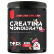T-rex creatina monoidrato polvere integratore per sportivi in polvere gusto the alla pesca, 250g