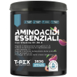 T-rex eaa aminoacidi essenziali integratore essential amino con vitamine in polvere gusto the pesca, 252g