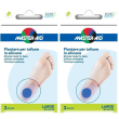 Talloniera in due tipologie di silicone master-aid footcare large 2 pe